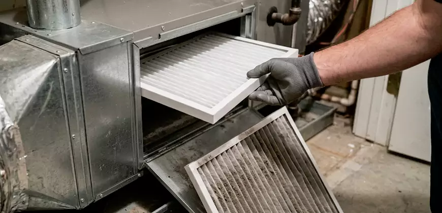 Window and Split Unit Filter Cleaning in McKinney